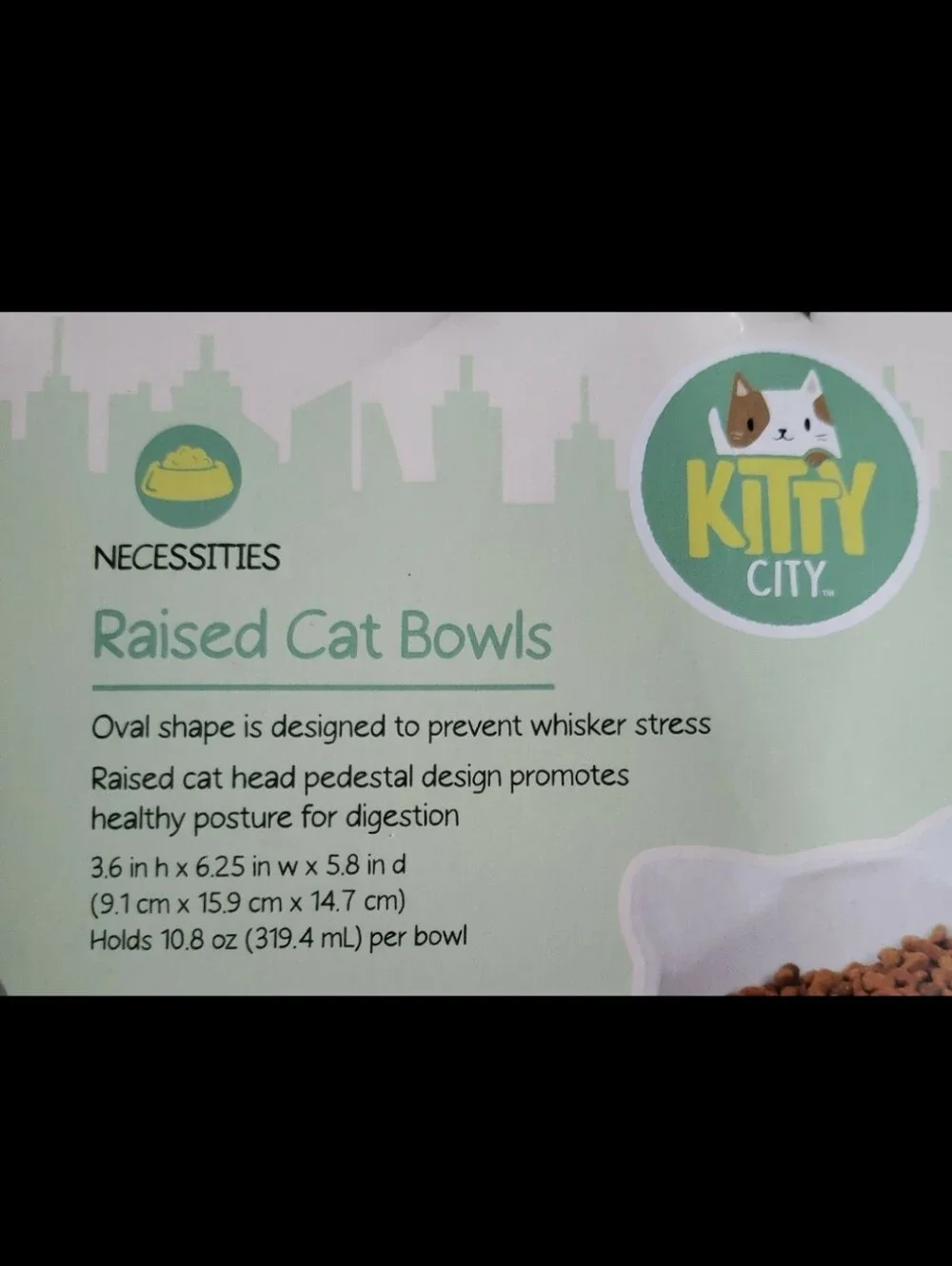 Kitty City Raised Cat Bowls - (2 Pack)